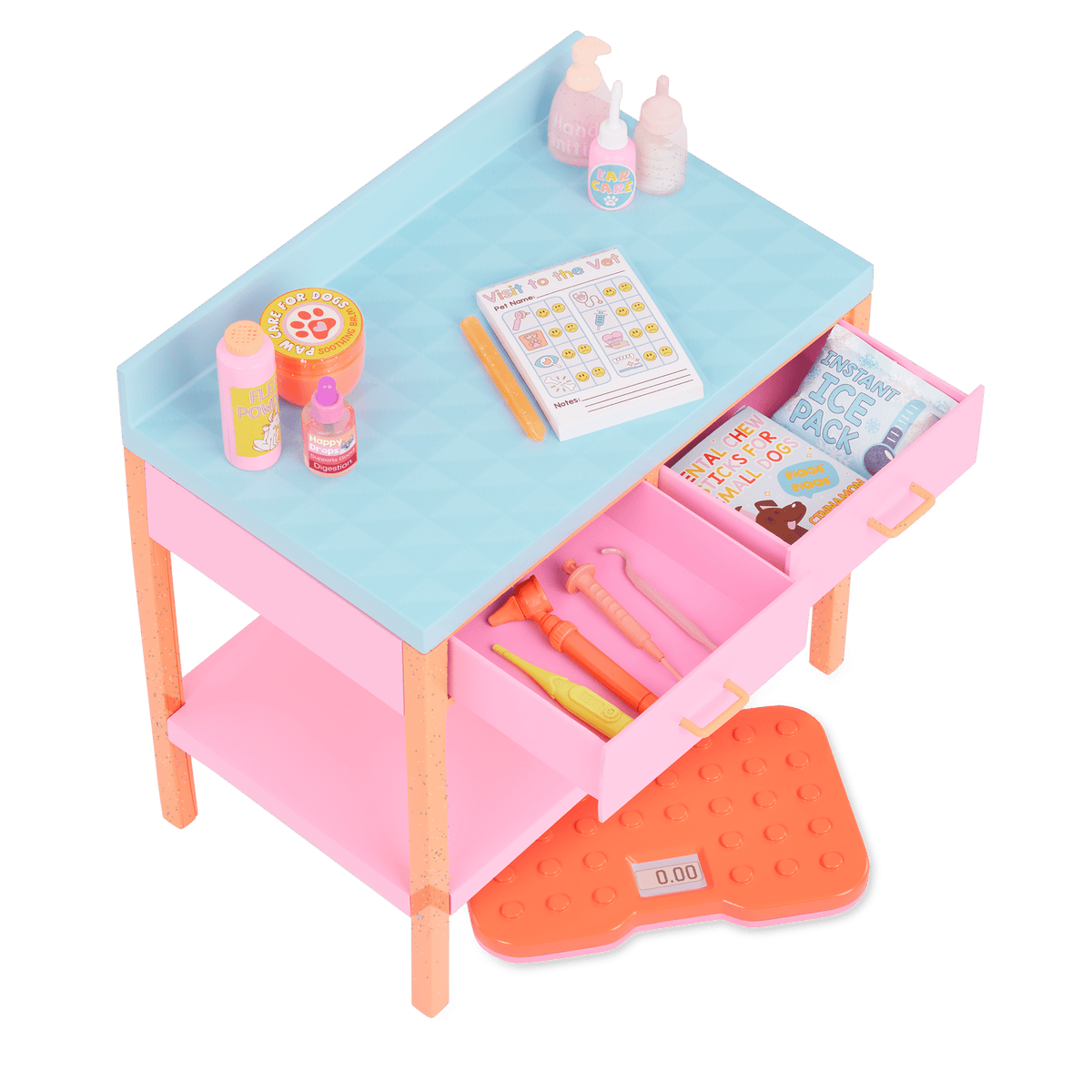 Sniffles Vet Table Playset