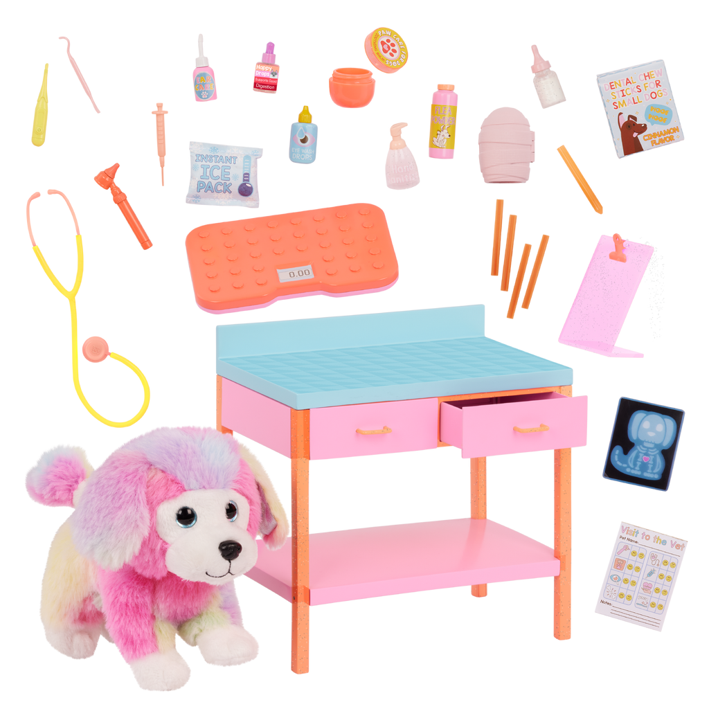 Sniffles Vet Table Playset